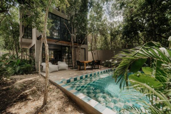 Casa Pala Designer La Veleta Jungle Home Тулум Екстер'єр фото